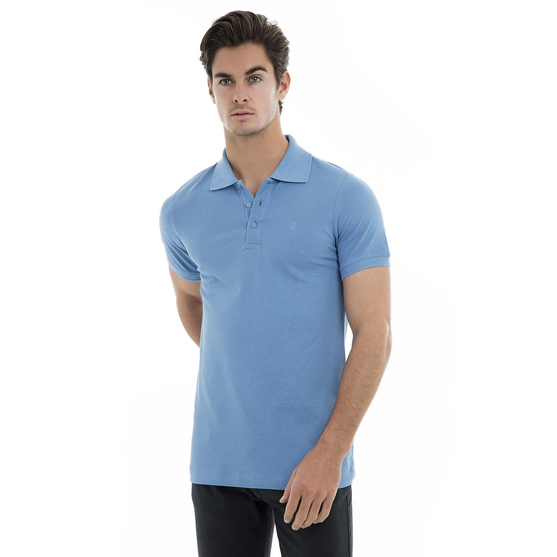 Buratti Polo футболки мужские shirirt 43619090 - Цвет: Синий