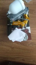 GTI pro lite-pistola de pintura dorada TE20/T110, boquilla de 1,3mm, pistola de aire a base de agua para pintura de coche