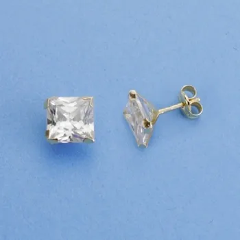 

CLAW EARRINGS CARRE 7X7 MM.