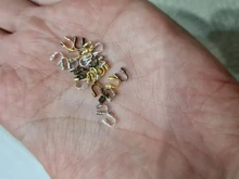 Protectores de alambre de 100x4mm, accesorios de forma de U, cierres, conector para fabricación de joyas, 4,5 unids/lote