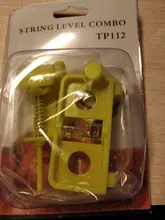 Combo de nivel de cuerda para ajuste y montaje de arco compuesto, flecha a presión para posición de lazo, vástago de nivel de Tiro con Arco duradero de plástico