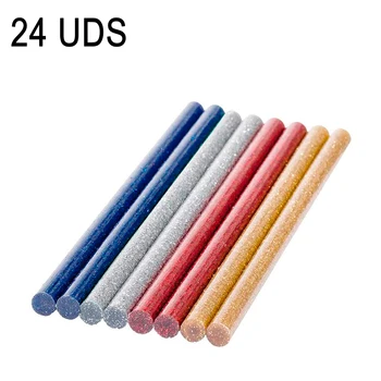 

Glue sticks multicoloured 24 PCs, hot melting for silicon glue gun and repair tools