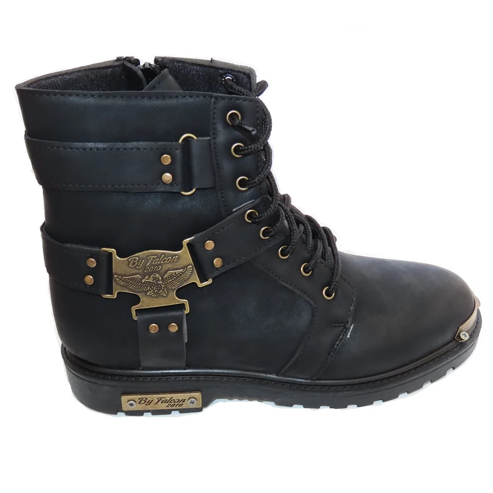 Mens Boots Waterproof Leather Casual Shoe Motocycle Ankle NonSlip Sole Comfortable Stylish Design Sneakers