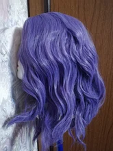 MSIWIGS mujer púrpura 22 colores Cosplay peluca ondulado corto sintético resistente al calor de pelo Rosa Rubio Ombre porque peluca