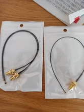 1 Uds. De Cable IPEX uFL/u.FL/IPX/IPEX-1/ IPEX-4 MHF4 hembra a SMA hembra, antena WIFI Cable RF RG1.13/0,81mm, extensión de coleta