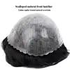 Male Hair Prosthesis 0.1mm Injection Skin Toupee Men  6” Wigs For Men 100% Human Hair  System Unit Men's Natural Hair Wig 2