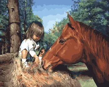 

Painting by numbers "gentle friendship" color kit cg887