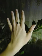 IF ME-Conjunto de anillo de serpiente para dedo Vintage para mujer, anillos para articulaciones de nudillo de Metal étnico geométrico, joyería femenina