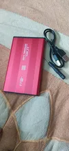 2,5 pulgadas USB 2,0 disco duro externo HDD de 480mbps apoyo 2TB de aluminio HDD Drive para 2,5 SATA duro carcasa de disco