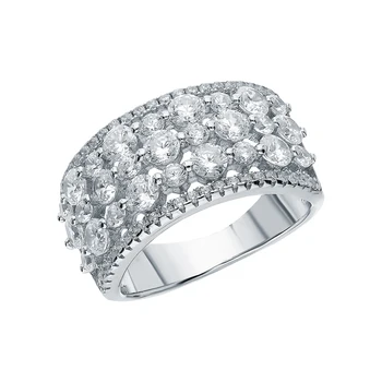 

Silver ring with cubic zirconia sunlight sample 925