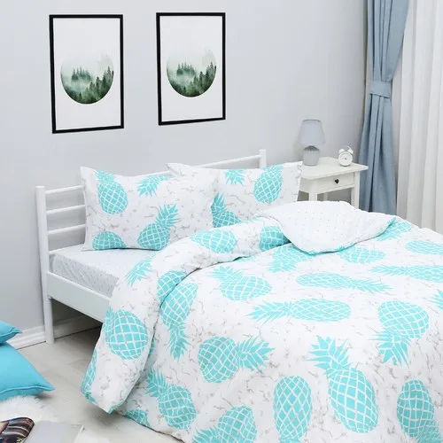 SIRMAK Double Duvet Cover Set-Pineapple