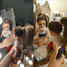 Bombillas LED para espejo de maquillaje, USB, Hollywood, luces de tocador, iluminación de tocador de baño, lámpara de pared LED regulable