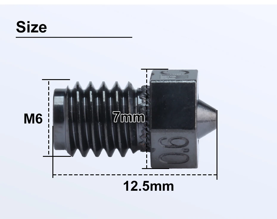 V6 Tungsten Carbide Nozzle