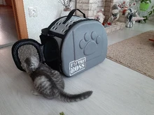 Bolsa de transporte para perros con diseño de gato, bolso de los gatos portátil, plegable, de viaje, para llevar al hombro