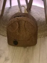 Mini mochila de hombro de felpa para mujer, morral pequeño de verano en forma de oso, bolsos simples para mujer, tendencia 2021