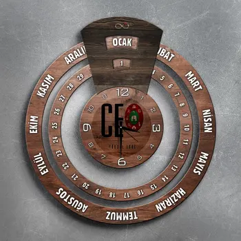 

Personalized Professional CEO Infinite Mayan Calendar Wooden Wall Clock-2