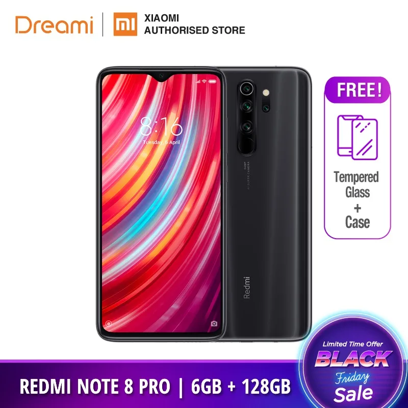 Global Version Xiaomi Redmi Note 8 PRO 128GB ROM