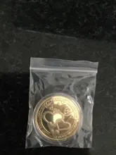 Moneda de Artesanía de metal de la suerte, sello conmemorativo chapado en oro y plata 999, colección de sellos conmemorativos, regalo, moneda d