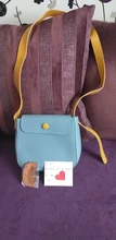 Mujeres hombro bolso de imitación de cuero de las señoras de moda Diagonal bolso ligero jovencita diaria bandolera verde bolsas estilo Simple