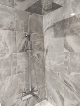 GAPPO-juegos de ducha termostática Grifo de ducha de baño + Grifo de lavabo de latón, Sistema de ducha de bañera en cascada, mezclador termostático