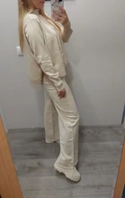 Womens Outfits Tracksuit-Set Pants Two-Piece-Set Knitted Yedinas Korean Winter Casual