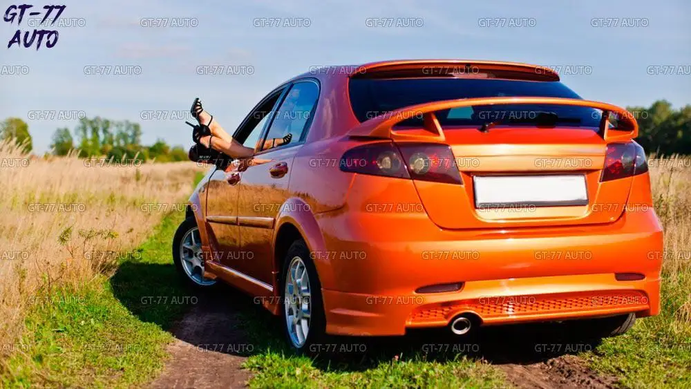 Спойлер на крышку багажника для Chevrolet Lacetti HB 2002-2013 высокий внешний материал ABS пластик Стайлинг тюнинг коврик