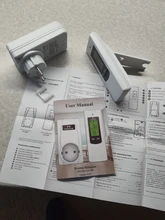 Termostato, 220V Control de temperatura Nashone termostato inalámbrico Digital LCD temperatura remoto enchufe controlador con termostato