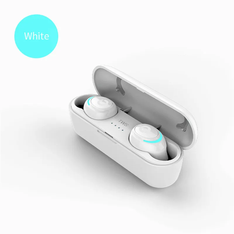 AIR01 TWS наушники Bluetooth 5,0 беспроводные наушники низкой мощности 6D стерео свободные спортивные наушники легкая гарнитура - Цвет: Белый