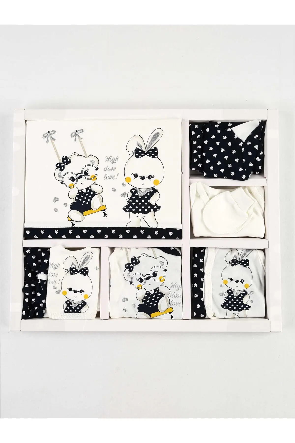 Темно синий белый тавшанлы 10 lu для новорожденных девочек выход