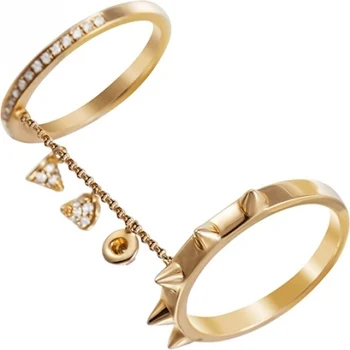 

Jay VI ring with 59 diamonds in Yellow Gold