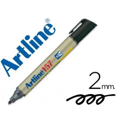 Маркер ARTLINE SLATE EK 157 черный круглый носок 2 мм 12 шт.| |
