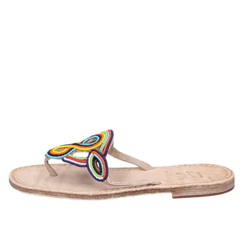 

EDDY DANIELE sandals women leather multicolor