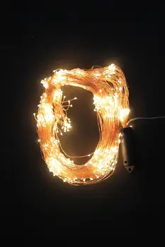 

Garland strand "dew",(ponytail), dc12v, wire champagne, 1000 led white тёплых diodes (mini) on 50 strands