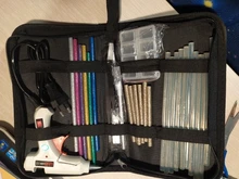 Juego de pistola de pegamento 6 en 1, herramienta de reparación de manualidades de fusión en caliente eléctrica, profesional, bricolaje, 110-240V, 20W, con palos de regalo, envío gratis