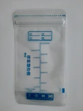 Bolsas de almacenamiento de leche materna para el congelador, etiquetas desechables de comida para bebé, seguro, 30 Uds.
