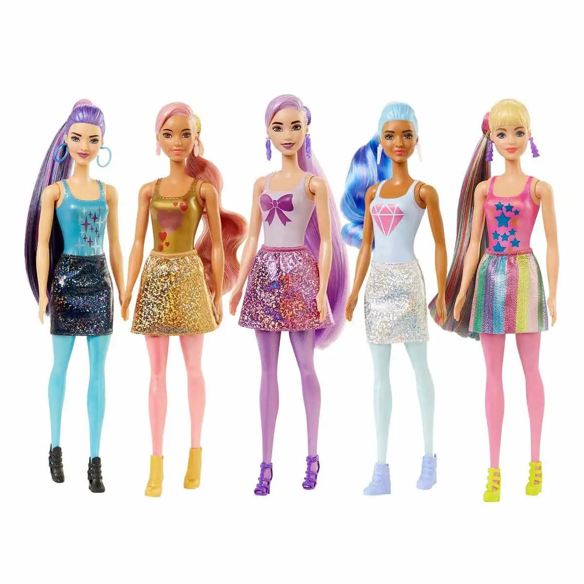  Barbie Color Reveal Doll with 7 Surprises: 4 Mystery