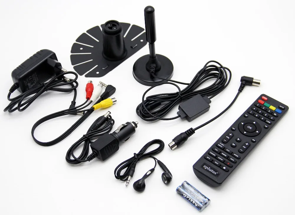 Автомобильный портативный Телевизор с DVB-T2 7 “Eplutus EP-700T USB AV