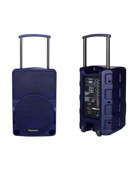 

SUNSTECH MUSCLE PRO BLUE - 40W RMS - FM - SD/USB/AUX-IN TROLLEY BLUETOOTH speaker-JACK connection 6.3MM-battery 12V/3A-knob