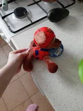 Figuras de acción de la patrulla canina para niños, juguete de peluche suave de 12 y 20cm con seguimiento de perros, modelo Apolo