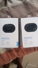 Lenovo-auriculares estéreo XT91 auriculares inalámbricos con Bluetooth para videojuegos, cascos TWS con reducción de ruido y micrófono, Control IA