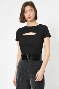 

Koton Women Black Blouse 0 YAK34625FK