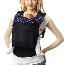 Baby sling MUM'S ERA Слинг-рюкзак ДЖИНС Удобный слинг-рюкзак для переноски детей Сумка кенгуру Фронтальная детская переноска
