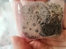 Engranajes y engranajes mecánicos Steampunk de aleación mixta, 20 piezas, 10 colores, tamaño 10-25mm, accesorios de bricolaje, nuevo, envío directo Oct P6659