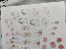 45 unids/pack de Fox zorro lindo y Hojas de arce de la etiqueta engomada de papel artesanías adhesivas palo etiqueta de la computadora portátil DIY decoración niños regalo de papelería