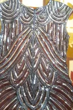 Summer Women Dress 1920s-Flapper-Dress Sequin-Fringe Party-Midi Great-Gatsby Sleeve O-Neck