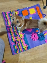 Blanket Activity-Mat Feeding-Mat Puzzle Dog-Snuffle-Mat Foraging Nosework Food-Training