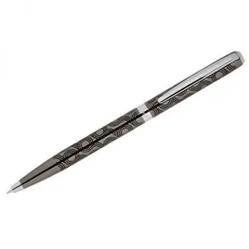 

Ballpoint pen Delucci motivvo, blue, 1,0mm, gun metal/silver case, turn, gift. up.
