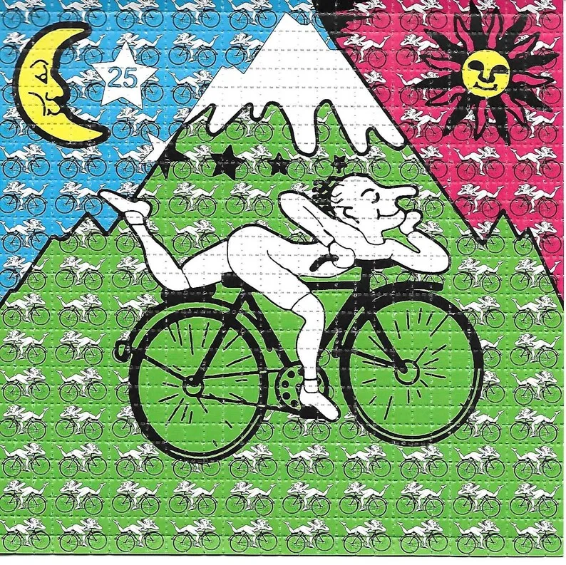 ホフマンバイクサイケデリック LSD 酸フリーブロッターアート