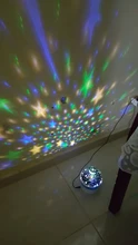 Lamp Children Star Projector Led-Night-Light Rotating-Starry Bedroom Nursery Moon