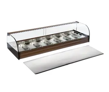 

Display Cabinet bar, hot MARIA bath Ideal for hot tapas exhibition with gastronomic trays included